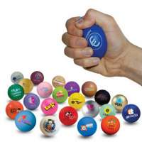 Unionpromo custom pu foam stress ball with logo printing