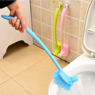 Cheap Bathroom PP Plastic Toilet Brush with Holder ,Custom logo promotion toilet cleaning brush